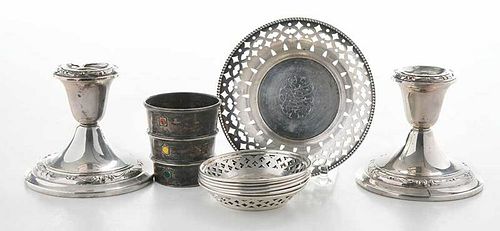 Ten Sterling Table Items