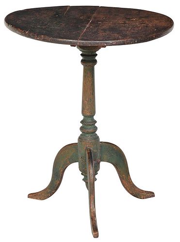 Federal Paint Decorated Candlestand