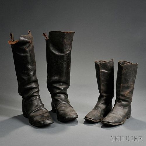 Two Pairs of Civil War-era Boots