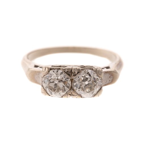 A Vintage Ring Set with Old European Cut Diamonds