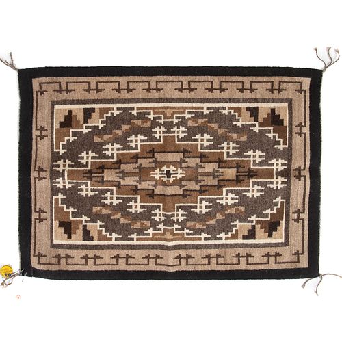 Navajo Two Grey Hill Rug, by Marie Hacker