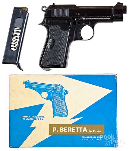 Boxed Beretta cutaway Corto model 1934 pistol