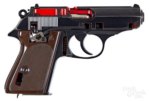 Walther PPK cutaway semi-automatic pistol