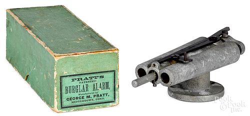 George M. Pratt's Burgler Alarm percussion gun
