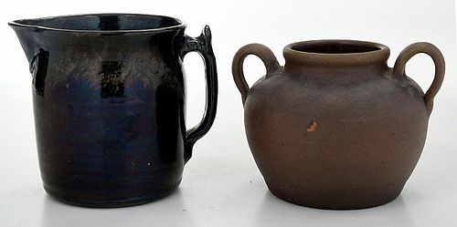 Two Pieces of  Bachelder Pottery