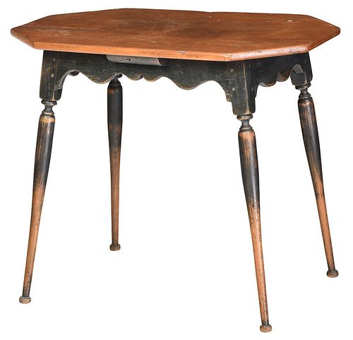 American Queen Anne Style Tea Table