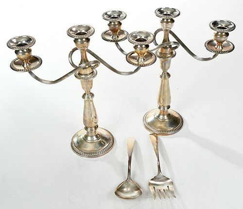 Four Sterling Table items