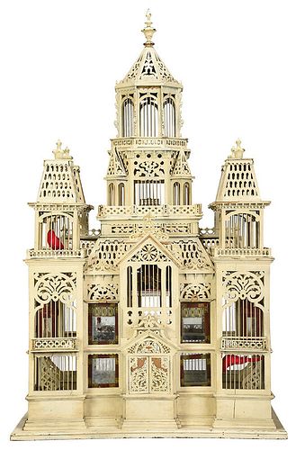 Large Victorian Architectural Birdcage
