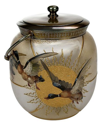 Mount Washington Royal Flemish Biscuit Jar 