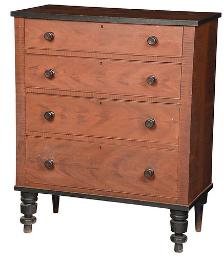 North Carolina Paint Decorated Chest of Drawers