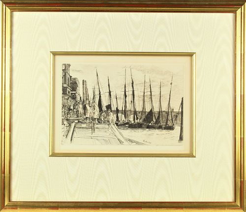 James Abbott McNeill Whistler (1834-1903) Etching