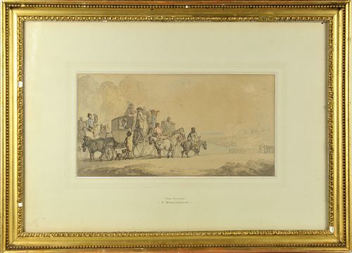 Thomas Rowlandson (1756-1827) Pen/Watercolor