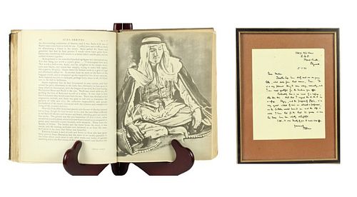 Lawrence of Arabia Hand-Written Letter 1933