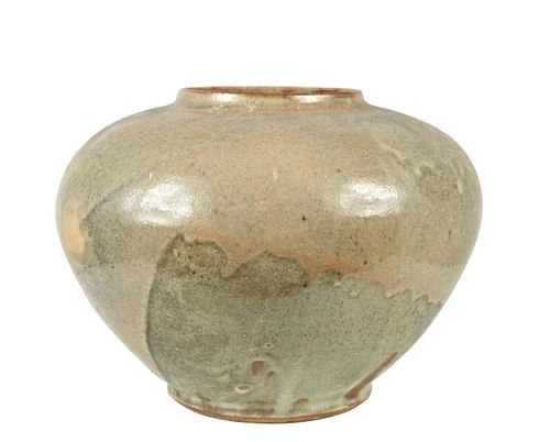 Large Chinese Glazed Pottery Vase