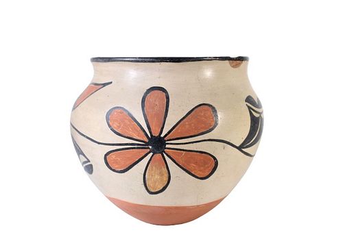 Native American & Southwestern Acoma Pottery Jar