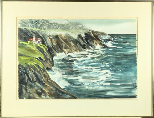 Deanna De Chauron, 20th C. American, Watercolor