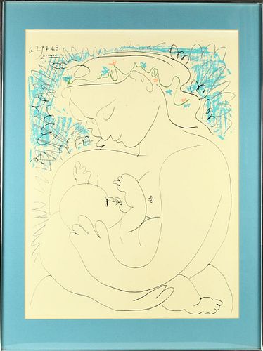 Pablo Picasso,1963 Lithograph