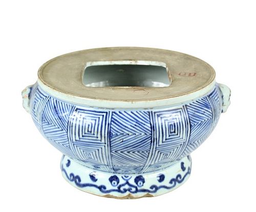 Chinese Blue and White Stoneware