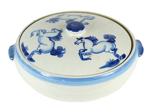 M.A. Hedley Casserole Dish with Horses