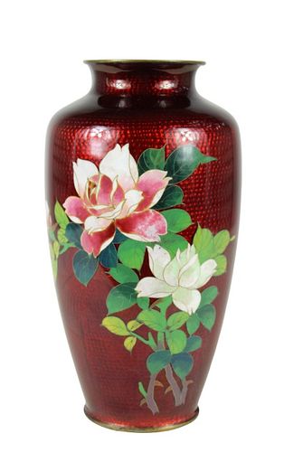Japanese Ando Cloissone Vase