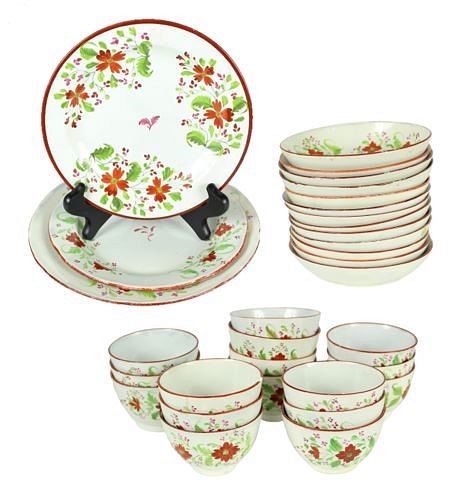 Collection of Floral Design Dishes