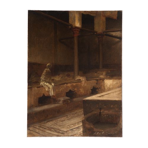Attb. John Singer Sargent. Turkish Baths, Oil