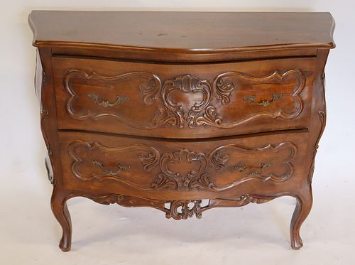Finely Carved Italian Provincial Commode