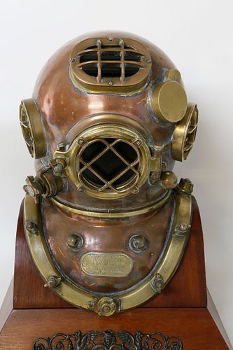 Schrader's Son United States Navy Mark V Diving Helmet, circa 1942