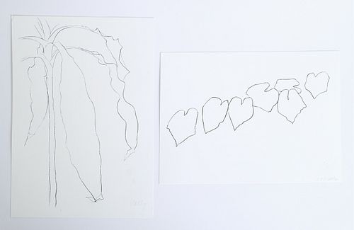 Ellsworth Kelly, Two Lithographs, Hand Signed