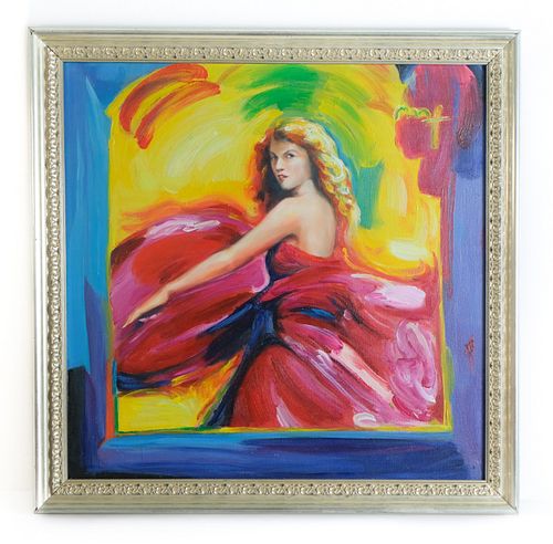 Attr. Peter Max "Taylor Swift" Acrylic on Canvas