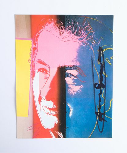 Andy Warhol, "Golda Meir", Lithograph Hand Signed