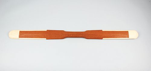 Inuit Sample Whalebone Trimmed Paddle, circa 1920