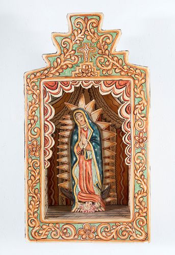 Franque (Frank) Zamora, Nicho with Nuestra Señora de Guadalupe, 2014