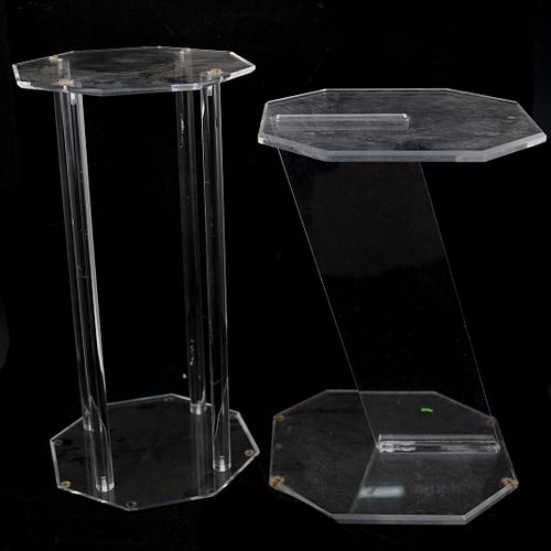 (3 Pc) Lucite Display Stands