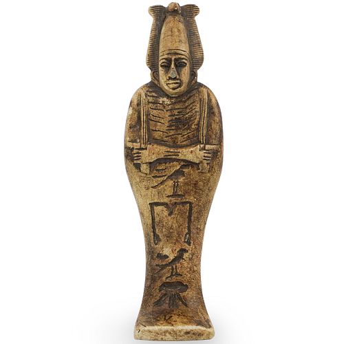 Egyptian Carved Stone Burial Figure