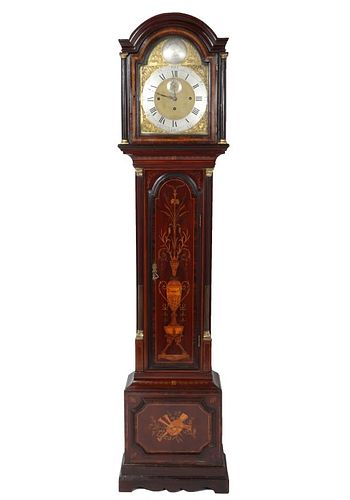 Georgian Manner Neoclassical Tall Case Clock