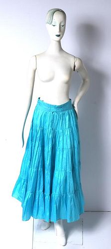 Calypso Designer "Freda" Silk Maxi Skirt