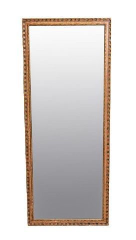Large Vintage Painted Wood Mirror