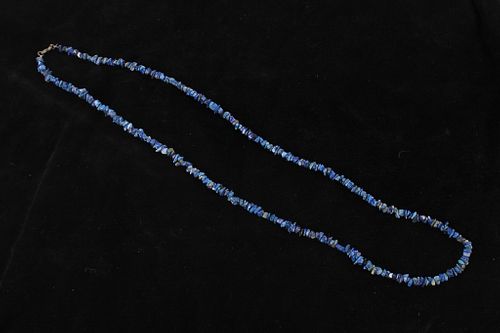 Navajo Lapis Lazuli Beaded Gemstone Necklace
