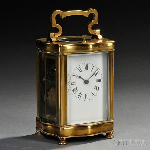 Serpentine Case Carriage Clock