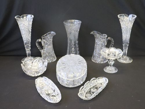 Lot Of Waterford Quality Fine Cut Glass Items