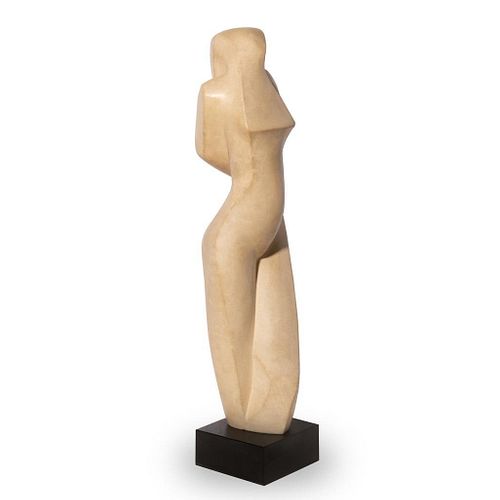 After Alexander Archipenko Femme, nude figure, marble on stone