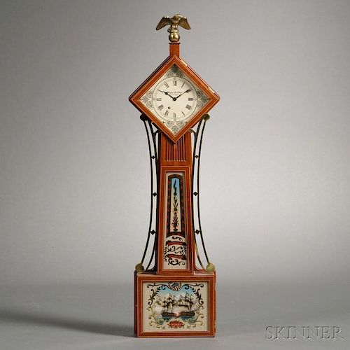 Miniature Diamond-Head Wall Clock by Wayne R. Cline