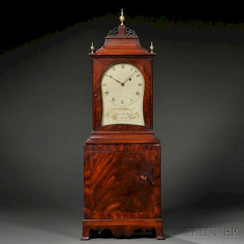 John Munroe Mahogany Shelf Clock