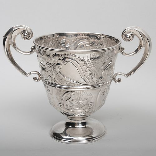 Edward VII Silver Twin-Handled Cup