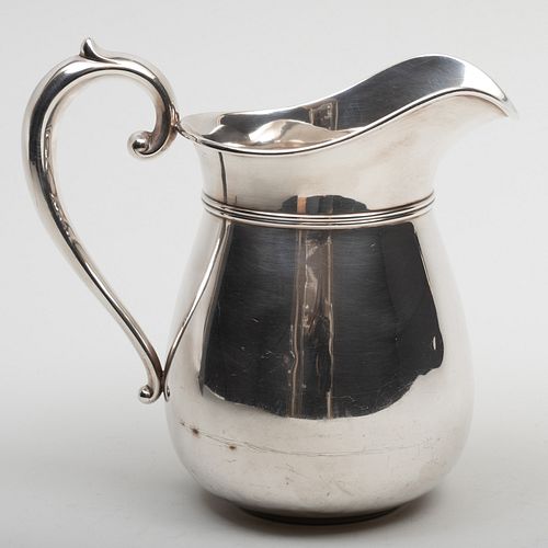 W.H. Manchester Silver Water Pitcher