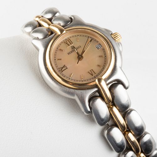Bertolucci Stainless Steel and Gold Wristwatch