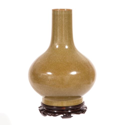 Eel Skin Glazed Vase, Guangxu Mark 