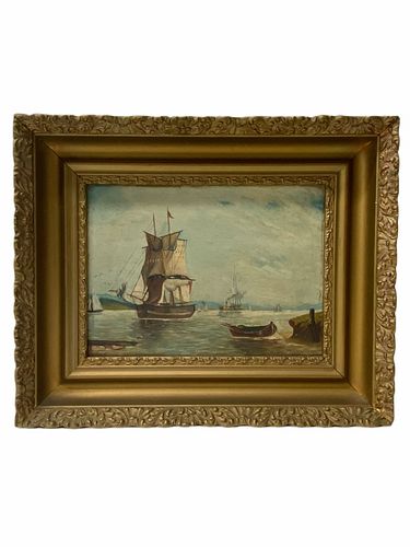 Artist Unknown, Possibly Russian Sailboats
