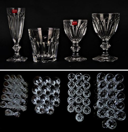 BACCARAT (59) PIECES OF HARCOURT MOST NEVER USED